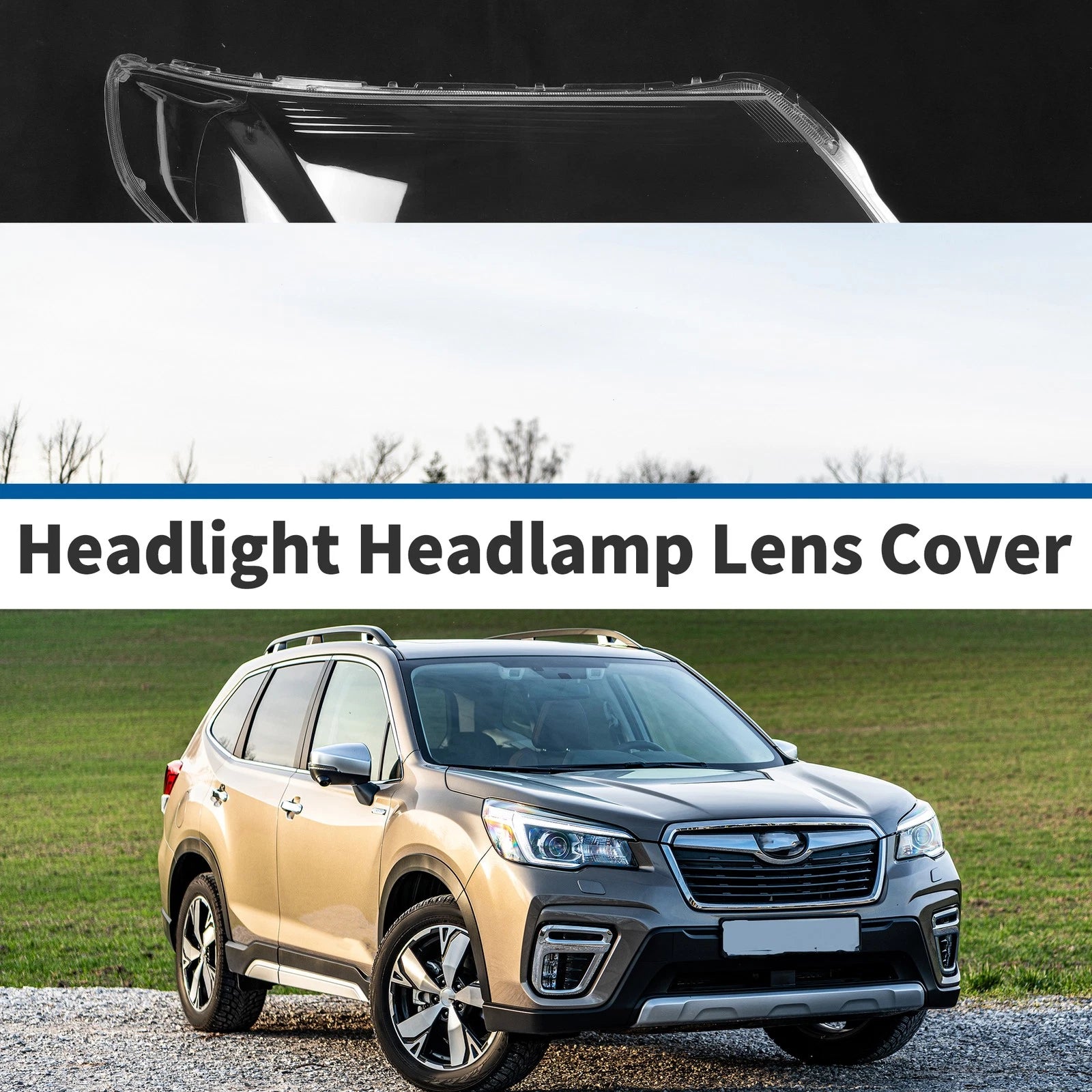 Headlight Lens Cover for Subaru Forester (2009–2012) - Clear