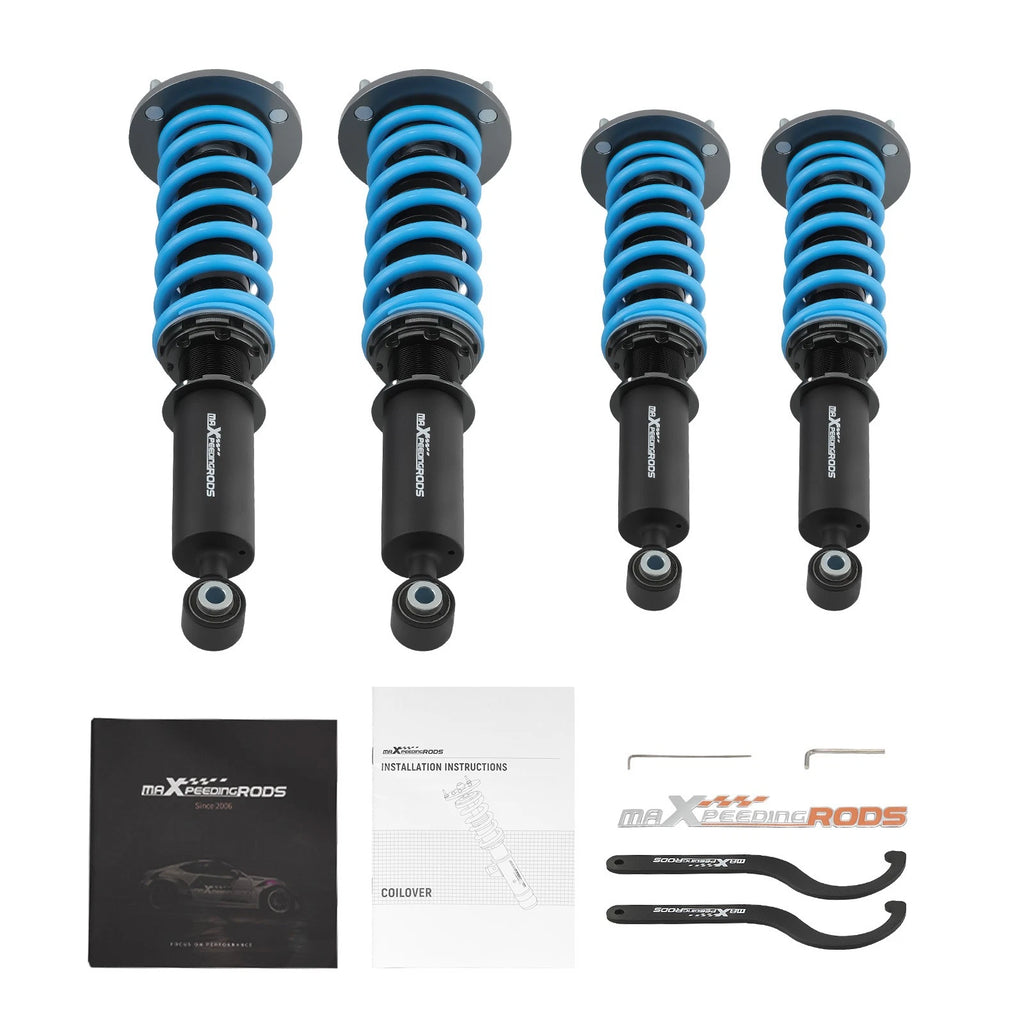 24-Way Adjustable Coilovers Shocks & Springs for Lexus LS400 (1990–1994)