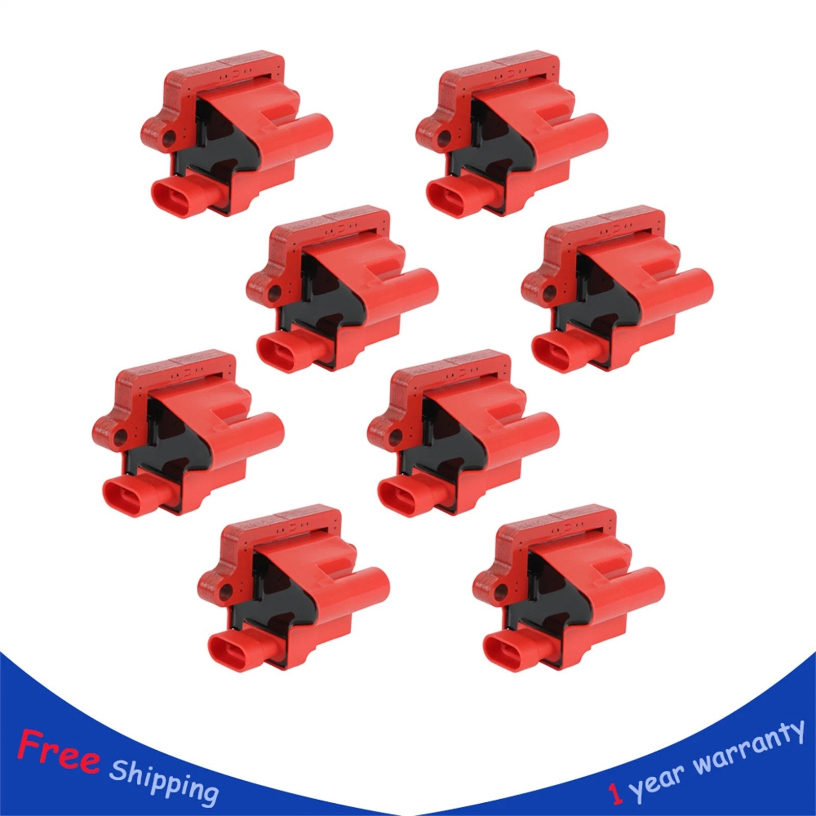 Set of 8 Ignition Coils for Chevy Silverado 1500 GMC Cadillac (2000–2006)