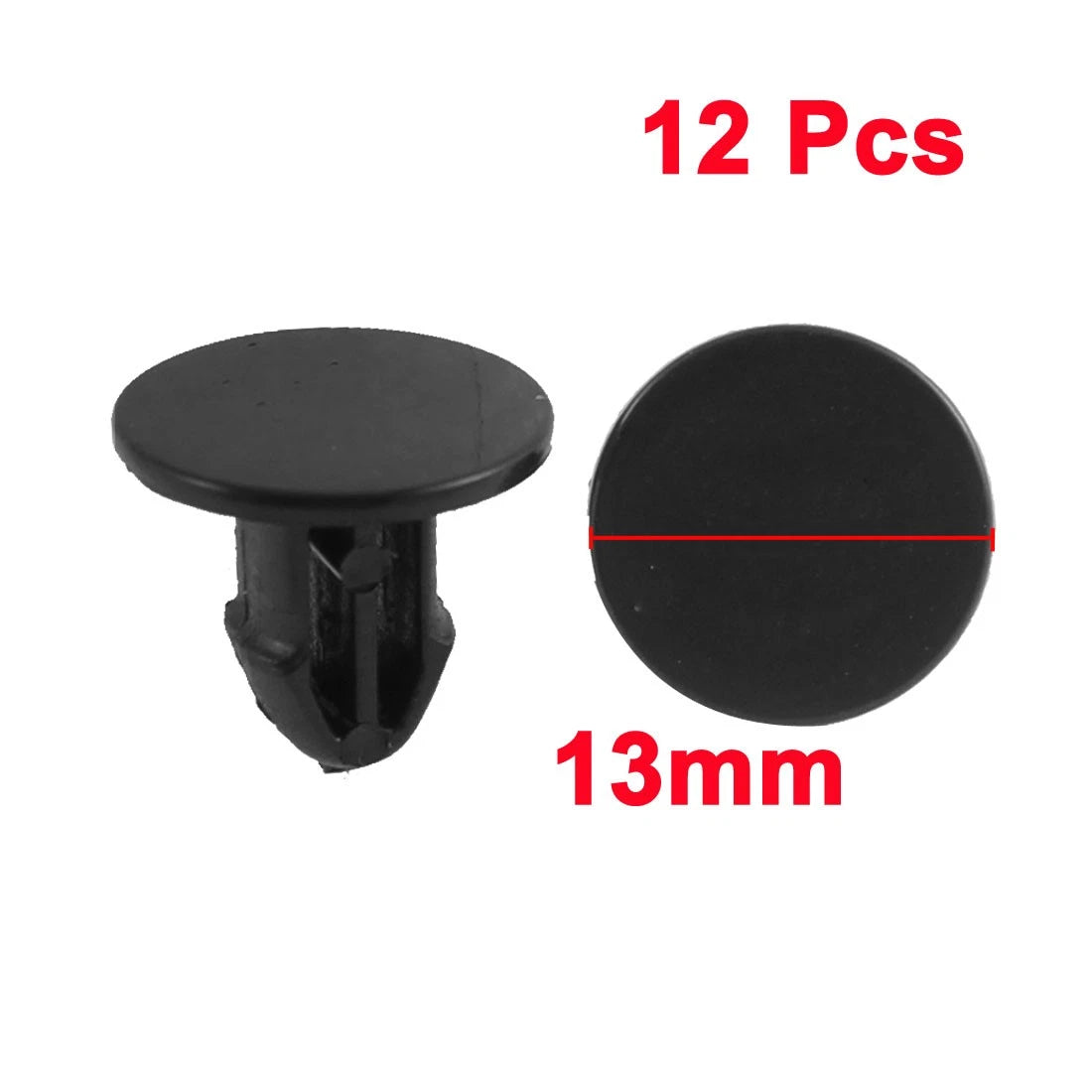 12 Pcs Mini Rivet Clips for Honda (6mm Hole Diameter)