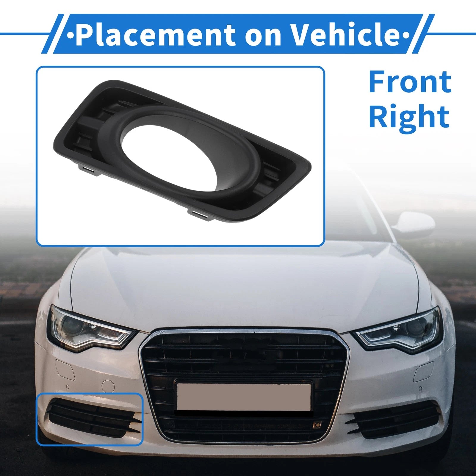 Front Right Fog Light Grill No. 71105TM0T10 for Honda Fit (2012–2014)