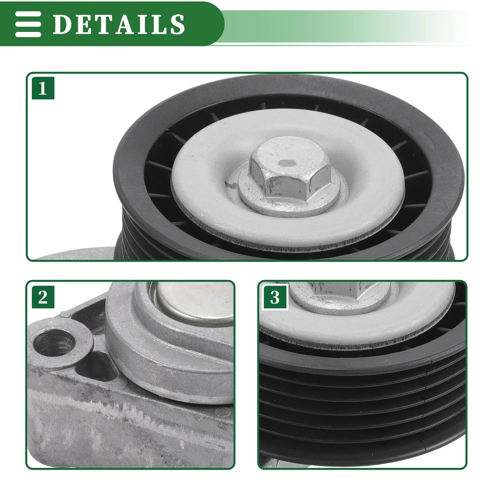 Engine Belt Tensioner Pulley Assembly for Chevrolet SS (2014–2017) No. 12569301