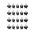 20PCS 5.8x5.8x10mm 6 Pins Tactile Push Button Switch Latching