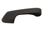 Leather Synthetic Console Armrest Cover for Honda Civic (2001–2005) Orange Stitch