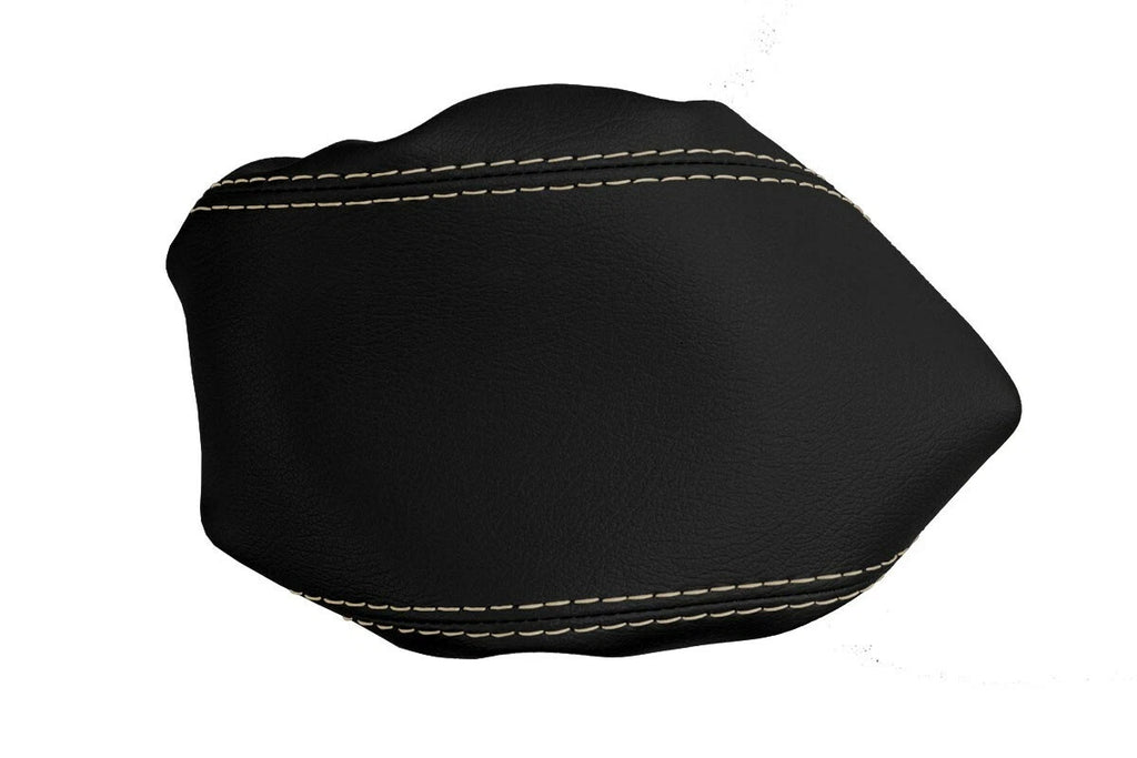 Console Lid Pull Cover for Lexus ES350 (2013–2018) Leather Beige Stitch