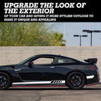 Racing Style Side Skirt Stripe Trim for Mercedes-Benz (2019-2023)