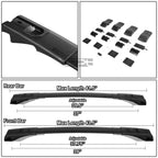 Roof Rack Cross Bar Set for Toyota Rav4 (2013–2016) OE Style Aluminum