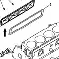 Push Rod Cover for GM 2.5L 3.0L (OMC Mercruiser Volvo Penta)