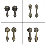Set of 10 Antique Door Pull Handles for Cabinet Drawer (Universal Fit)