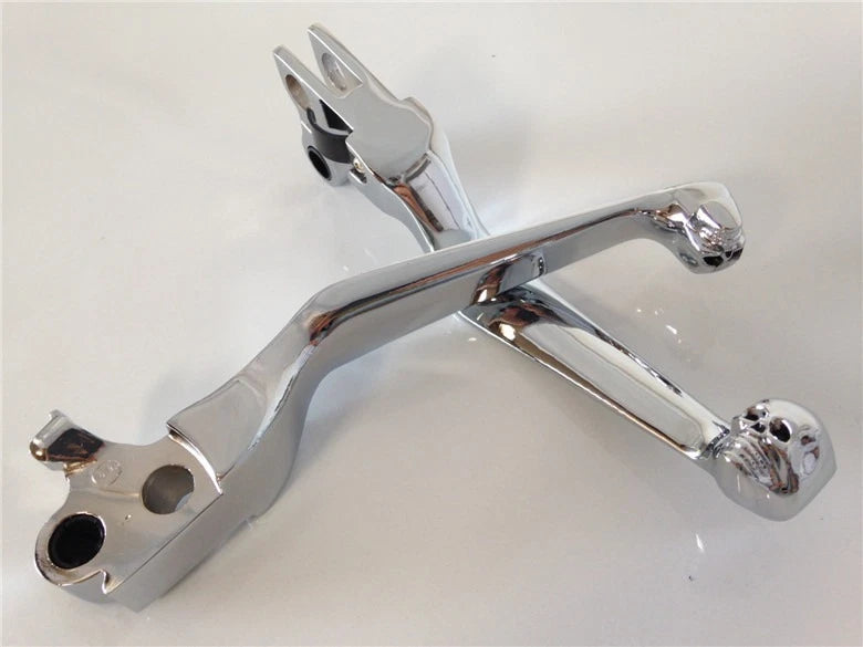 Chrome Lever for Harley FXDL Dyna Low Rider, FLHR Road King Ultra (2000–2023)