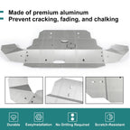 Lower Smooth Skid Plate w/ Side Wings for Audi A4 S4 B5 B6 B7 (1996–2008)