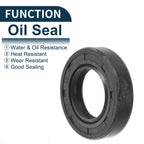 Set of 5 Oil Seal Rotary Shaft Seal NBR Rubber 25x45x10mm