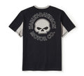 Willie G Skull Colorblock T-Shirt for Harley-Davidson (4XL)