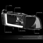 LED Corner Headlight for RAM 1500 2500 3500 (1994–2002)