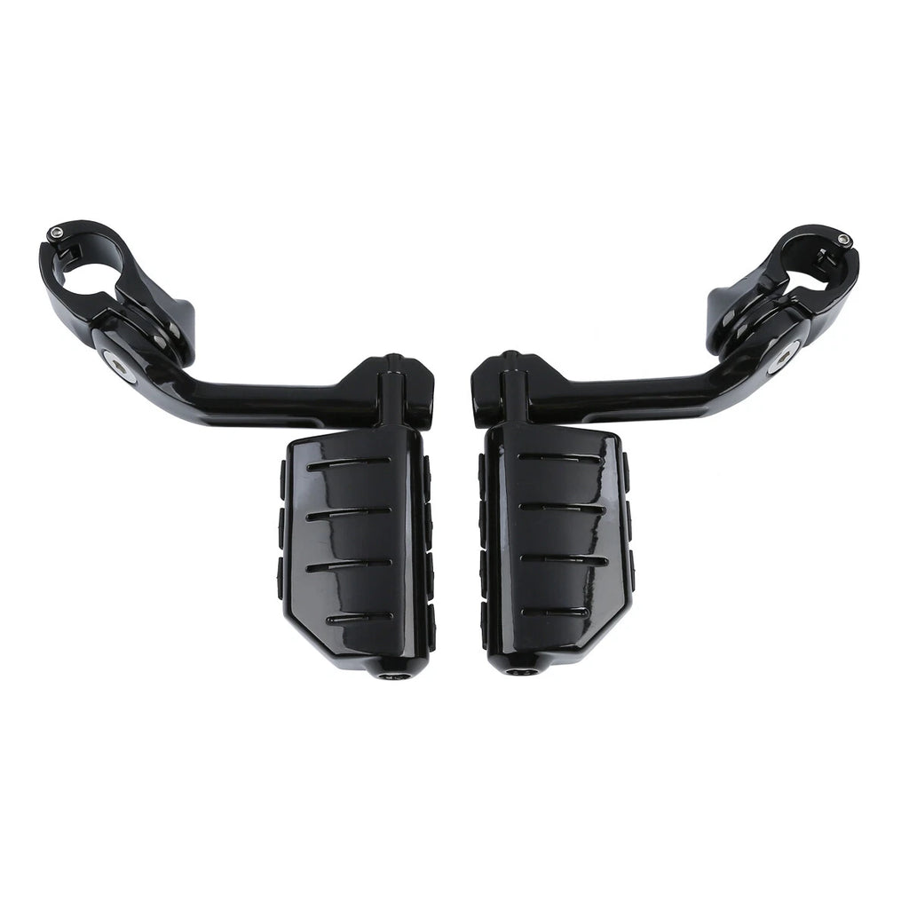 Highway Engine Guards Long Angled Foot Pegs for Harley Touring (2014–2023)