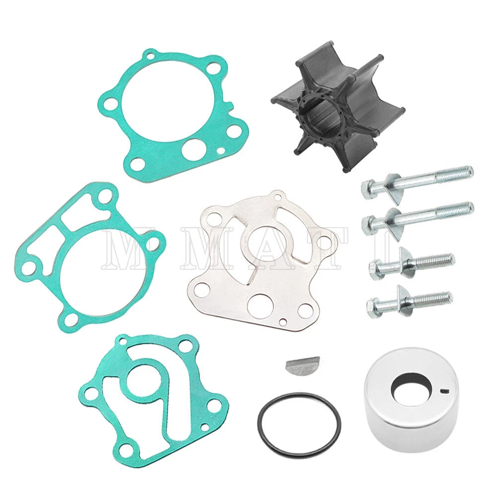 Water Pump Impeller Kit for Yamaha Outboard 60HP 70HP 75HP 80HP 90HP (2-Stroke)