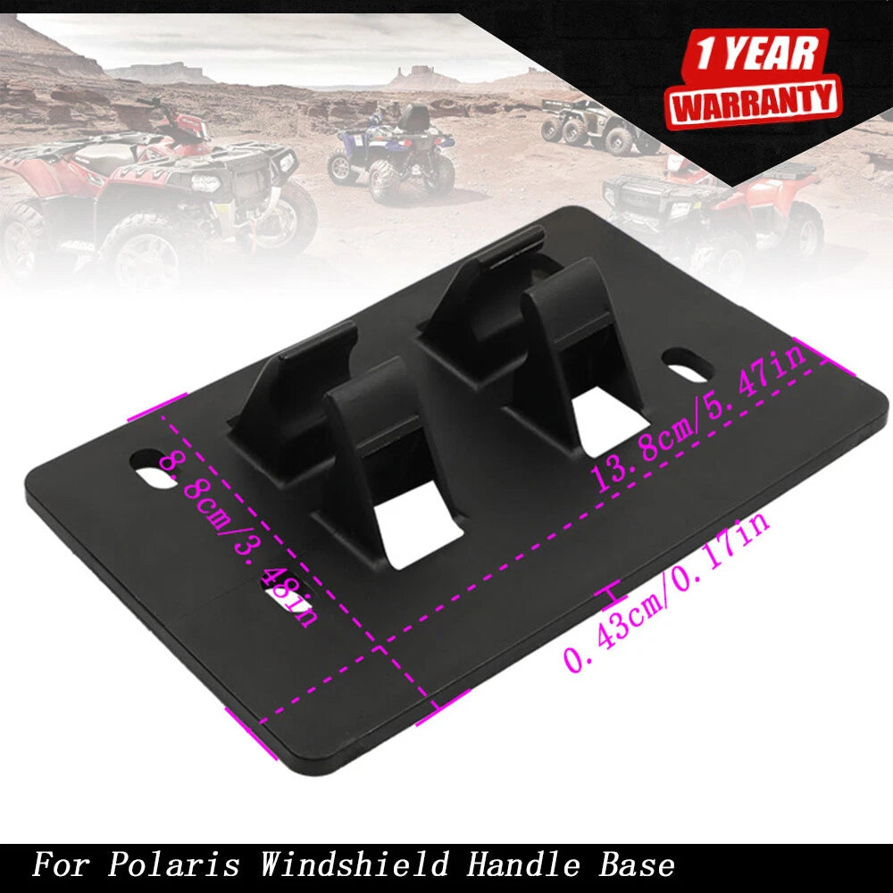 Windshield Handle Base for Polaris UTV (Glass Tip-Out, 5454227)