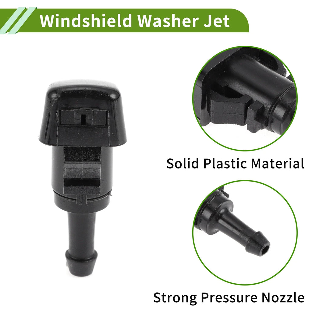 Windshield Washer Nozzle with Hose Connector for GMC 