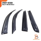 Weather Shield Window Visor Rain Guard for Mazda BT-50 BT50 12-20 Dual Cab