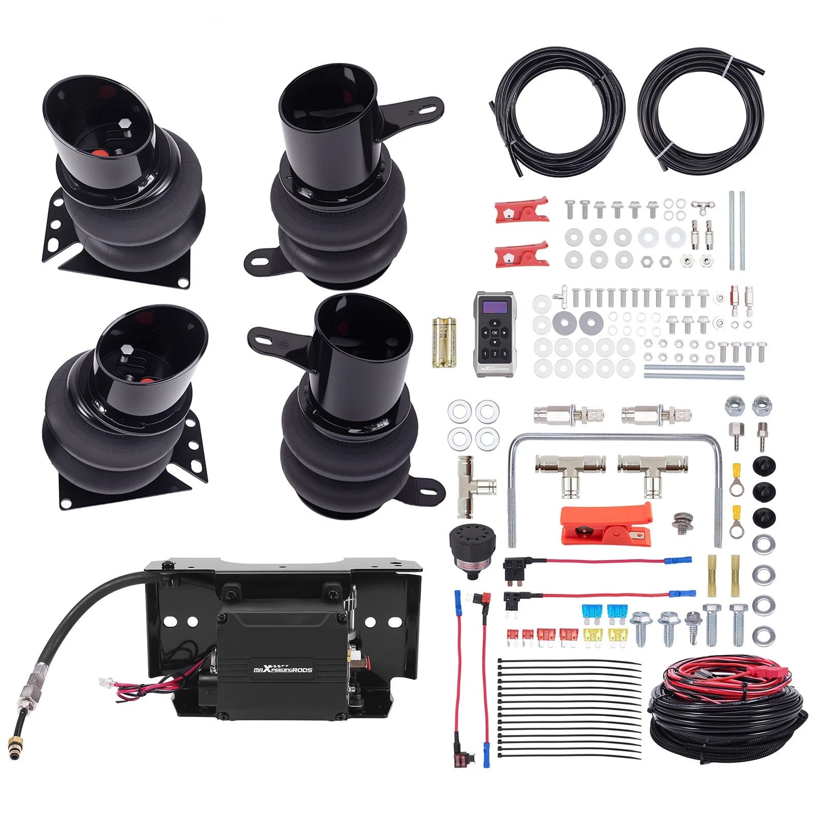 Set of 2 Air Spring Bags + Wireless Controller for Chevy Nomad (1958–1961)