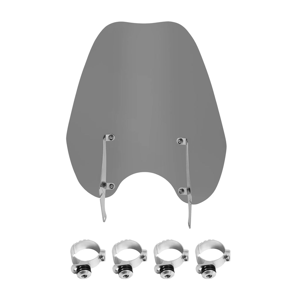 Smoke Windscreen & 49mm Clamps for Harley Softail (2018–2023)