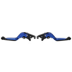 CNC Blue Extendable Brake Clutch Levers for Benelli TRK502/X BN302S (15-19)