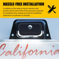 LED License Plate Light Assembly for Truck Trailer RV (1 Piece)
