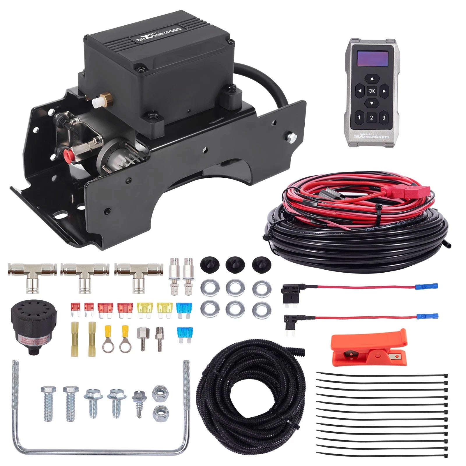 Air Suspension Kit + Wireless Compressor for Ford F-150 (2004–2014)
