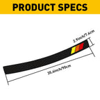 Rear Bumper Rubber Pad Guard Plate Kit for Make Model