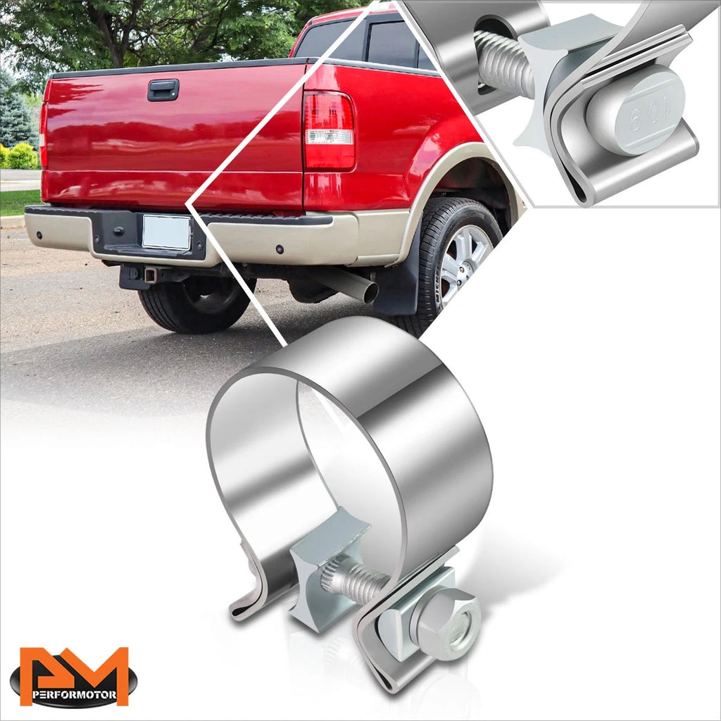 2" ID T409 Stainless Steel Catback Exhaust Pipe Coupler for