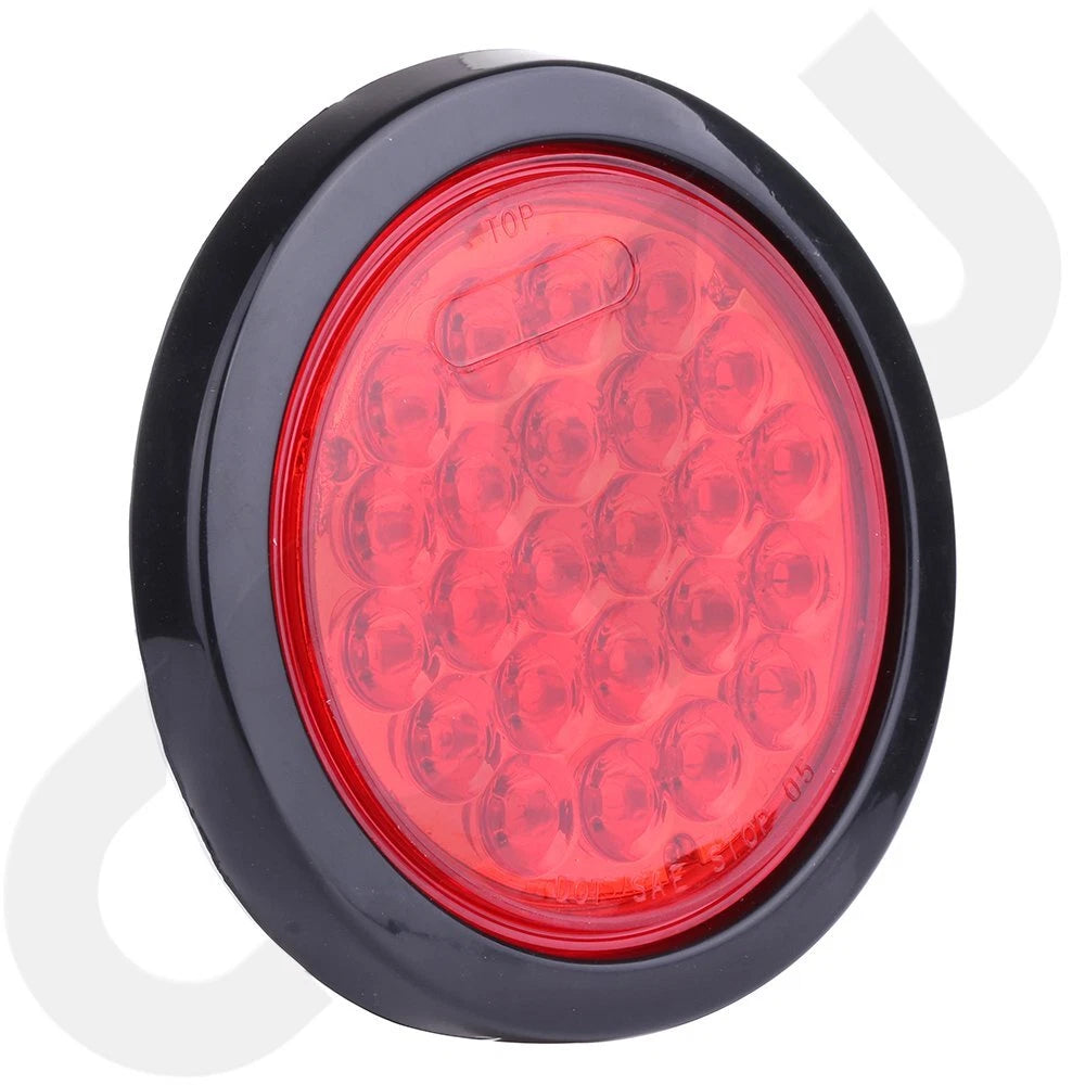 Set of 4 Red LED Stop Turn Tail Brake Lights for Kenworth Peterbilt