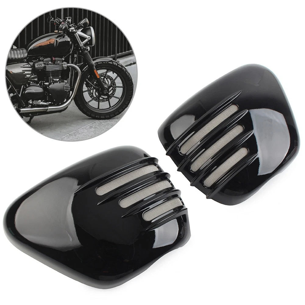 2X Battery Side Covers for T120/T120R (2016–2025) Glossy Black