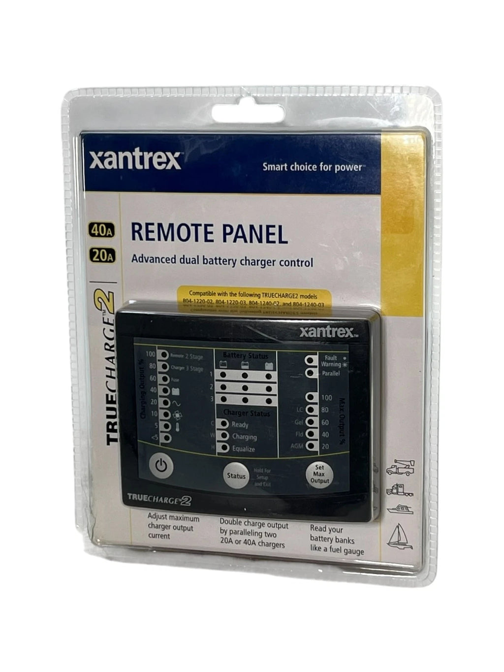 Remote Panel for Xantrex Truecharge 2 Dual Battery Charger (808-8040-01)