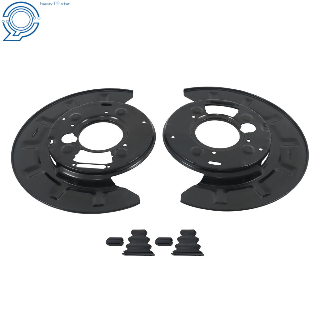 2X Rear Side Brake Dust Shield for Chevy Silverado 2500 HD GMC Sierra 3500 HD