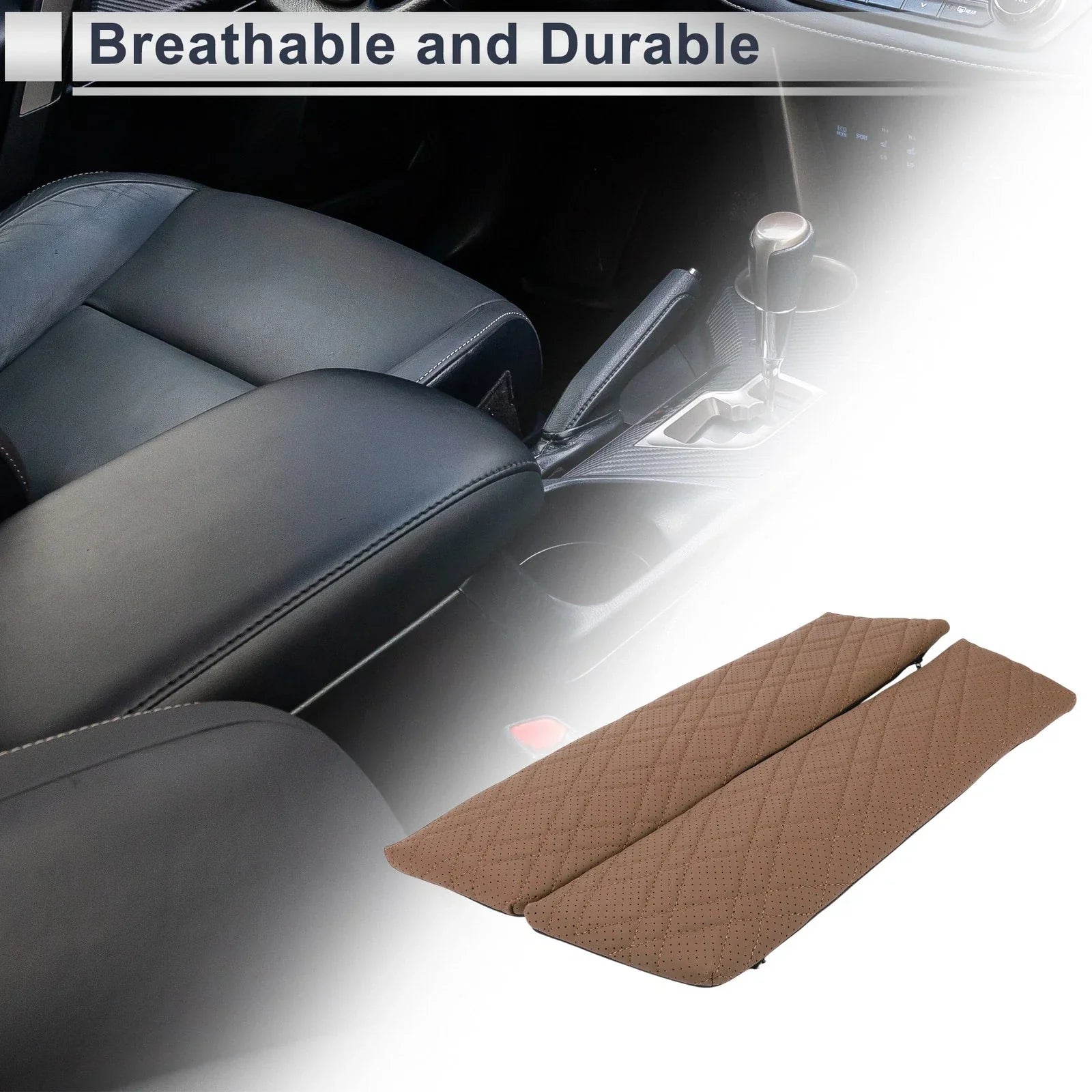 Brown Center Console Cover for BMW 5 Series G30 (2017-2023)