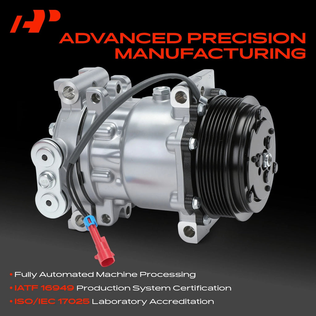 A/C Compressor with Clutch for Chevrolet C6500 C7500 (1995-2009)