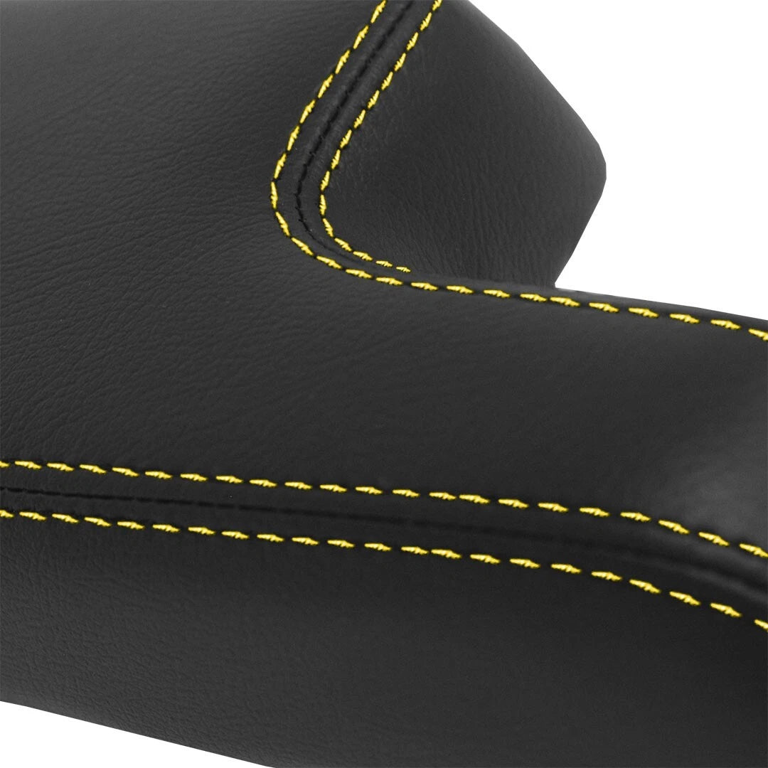 Center Console Armrest Cover for Honda Fit (2015–2019) Yellow Stitch