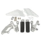 Front Rider Driver Foot Pegs Bracket Set for Kawasaki Ninja ZX14R (2006-2023)