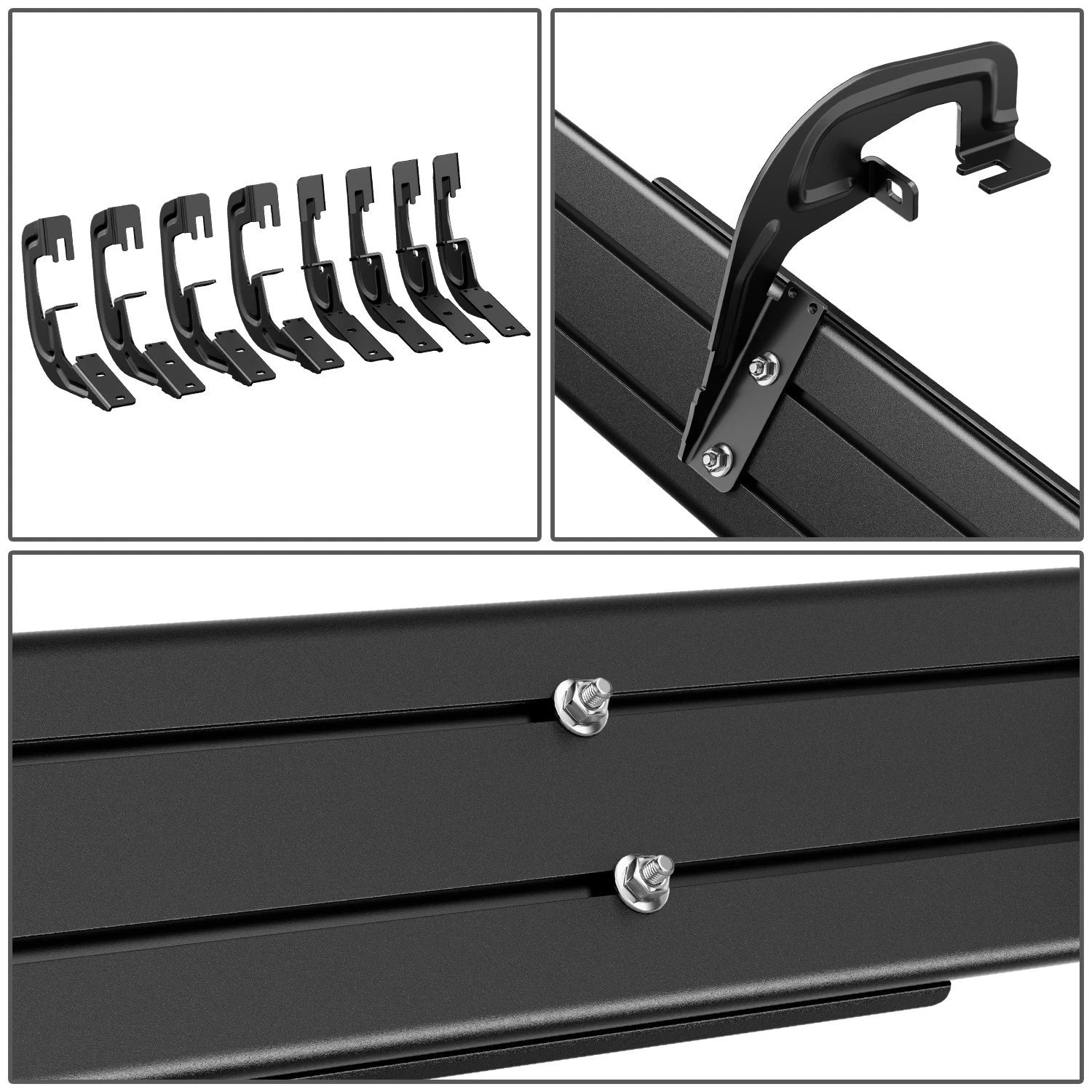 Set of 2 Nerf Step Bars Running Boards for Chevy Silverado GMC Sierra (2007–2019)