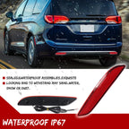 2X Red LED Tail Brake Light for Chrysler Pacifica Voyager (2017–2025)