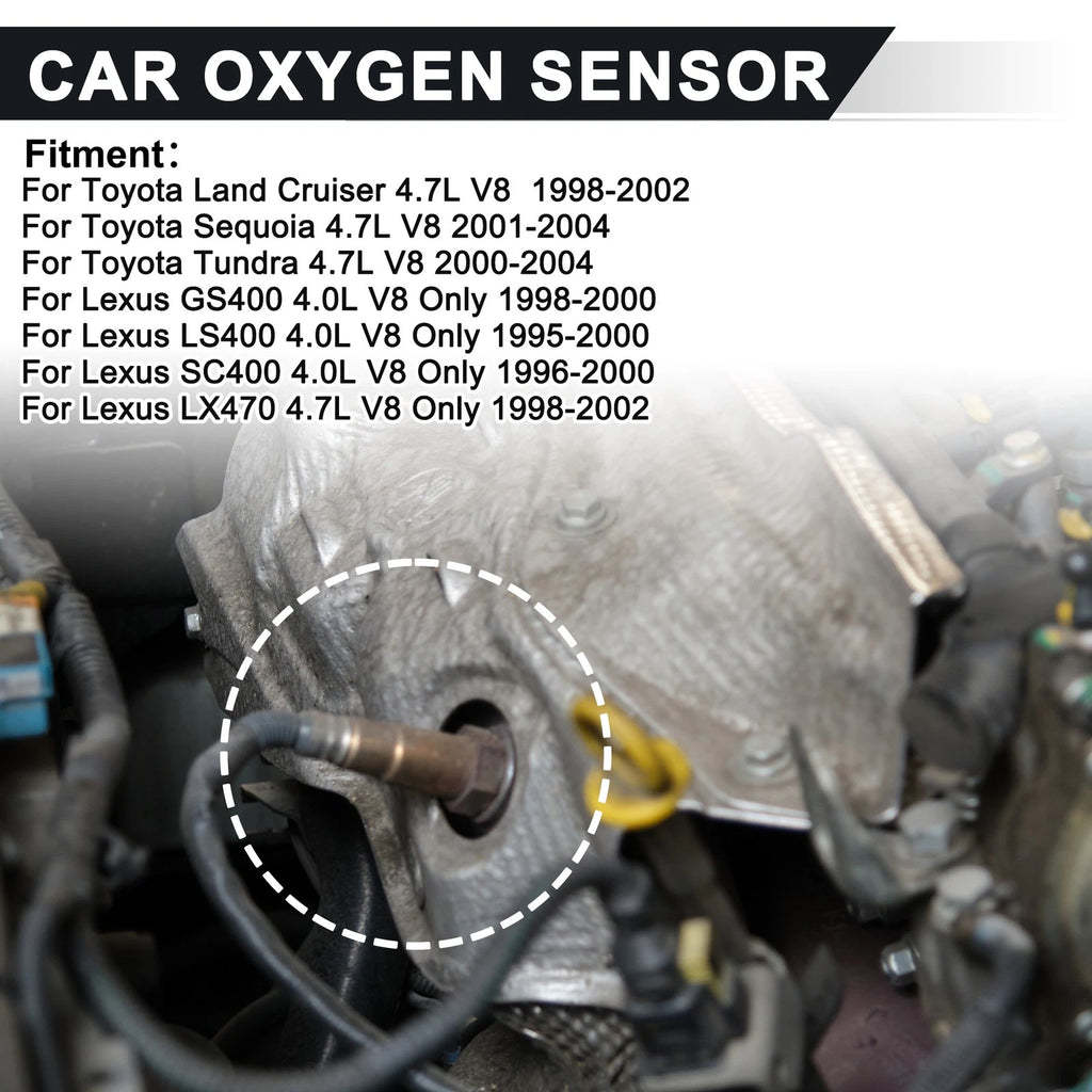 Upstream Oxygen Sensor for Toyota Land Cruiser 4.7L V8 (1998–2002) 234-4169