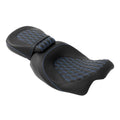 Gel Seats for Harley Road King Glide (2009–2023) Black/Blue