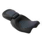 Gel Seats for Harley Road King Glide (2009–2023) Black/Blue