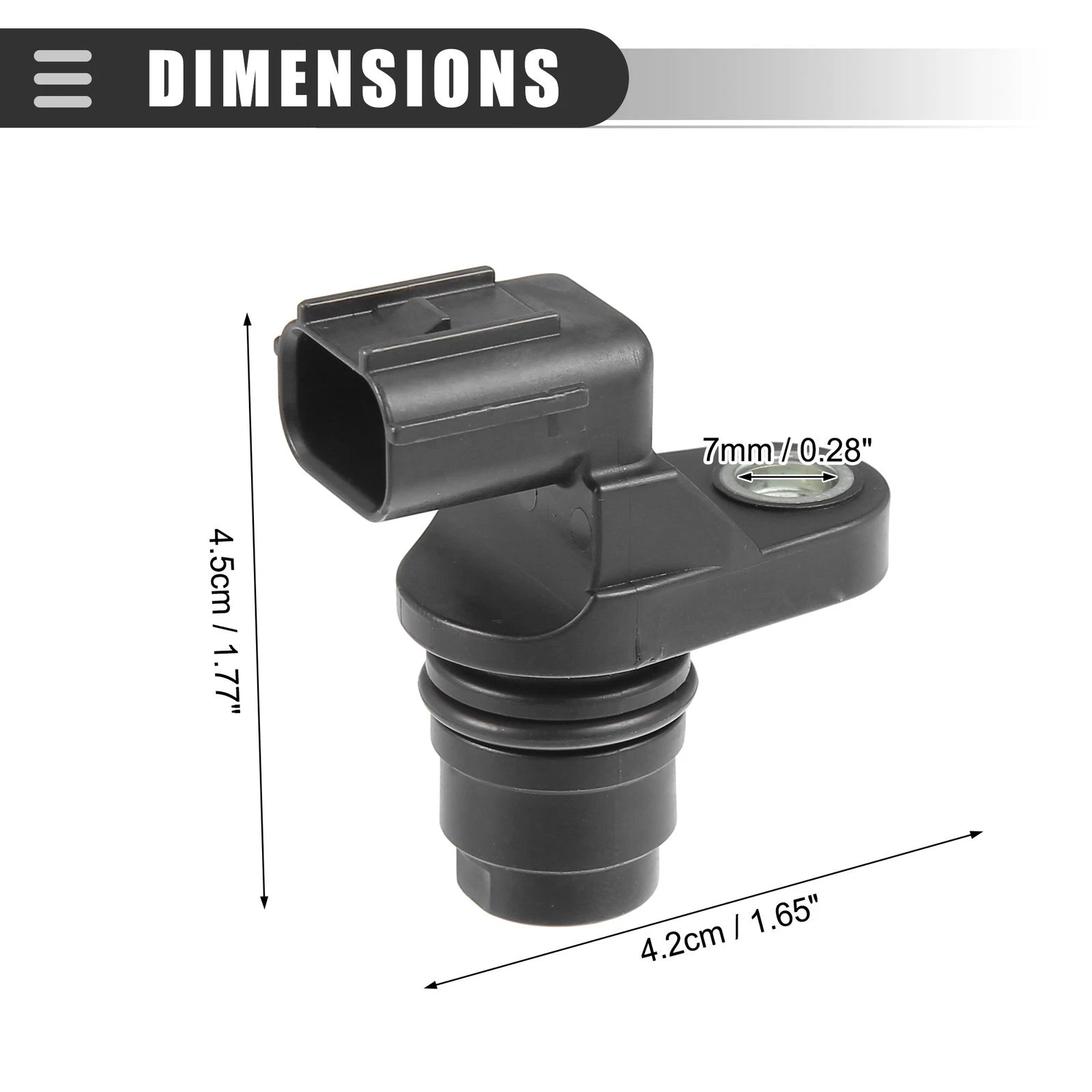2X Camshaft Position Sensor for Honda Accord (2008–2012) No. 37510-R40-A01