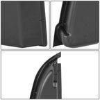 Set of 2 Oval 5" Side Step Nerf Bars for Ford F150 SuperCrew (2004–2008)