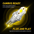 Set of 2 LED Backup Reverse Light Bulbs