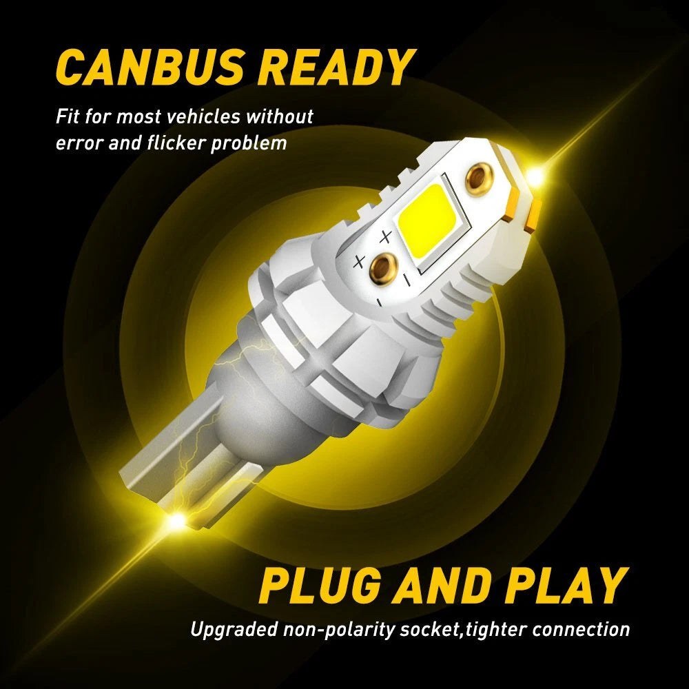 Set of 2 LED Backup Reverse Light Bulbs