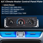 A/C Climate Heater Control Panel Plate for Ford F-150 (2004–2008) OE 2L3Z-19980-BA