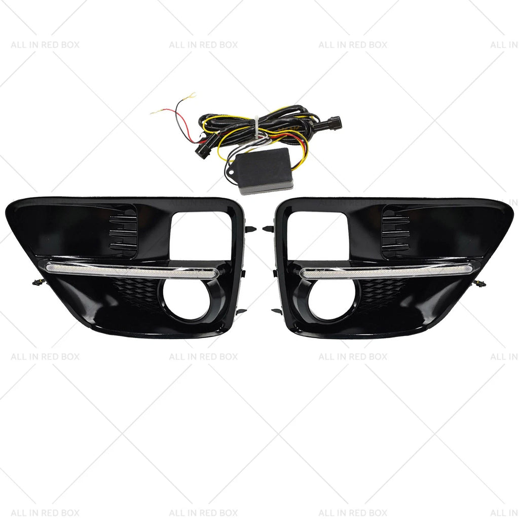 Pair Front LED DRL Turn Light Fog Lamp for Subaru WRX/WRX STi (2015–2017)