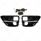 Pair Front LED DRL Turn Light Fog Lamp for Subaru WRX/WRX STi (2015–2017)